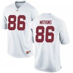 Youth Alabama Crimson Tide #86 Quindarius Watkins White Replica NCAA College Football Jersey 2403NBAL8